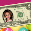 Load image into Gallery viewer, Cute Easter Basket Gift Idea Custom Two Dollar Bill