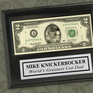 *NEW* A REAL $2 Bill Custom Award Plaque