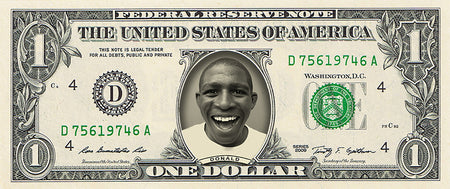 Personalized dollar bill gift 