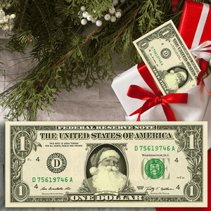 Santa Claus Dollar Bill